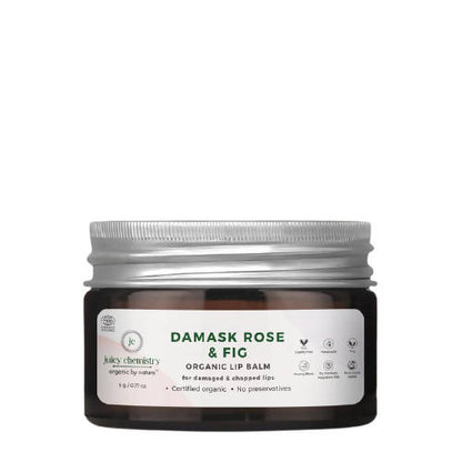 Juicy Chemistry Damask Rose & Fig Lip Balm for Dry & Flaky Lips - DrMediCart