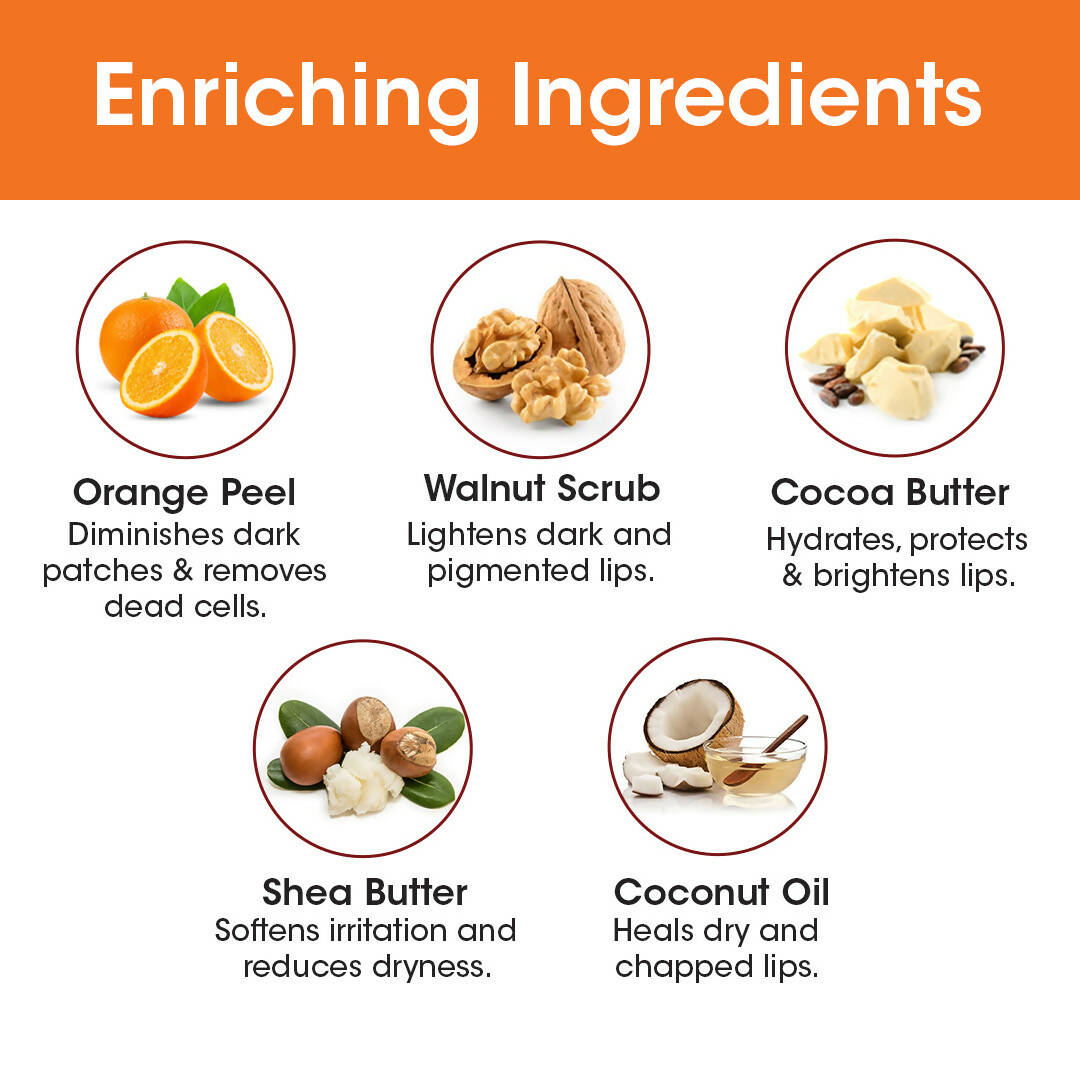 TAC - The Ayurveda Co. Vitamin C & E Lip Scrub - DrMediCart
