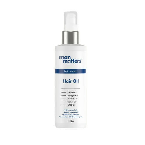 Man Matters Hair Growth Oil With Bhringraj Oil, Onion Oil, Amla Oil, Shikakai Oil & Brahmi Oil