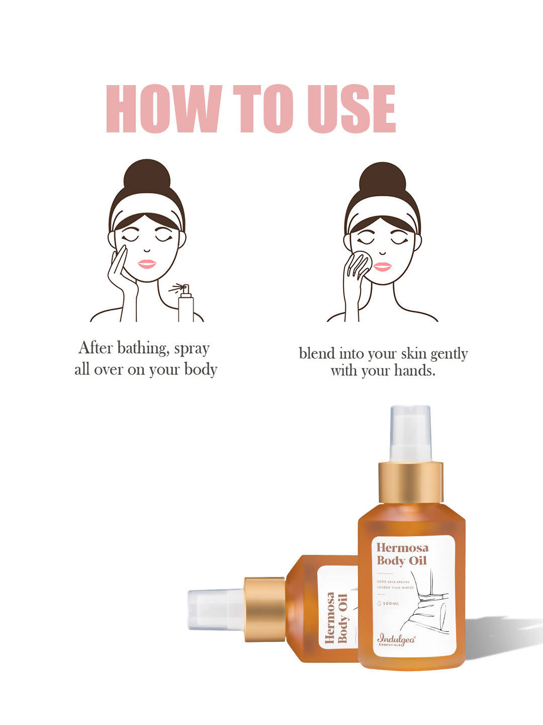 Indulgeo Essentials Hermosa Body Oil For Women