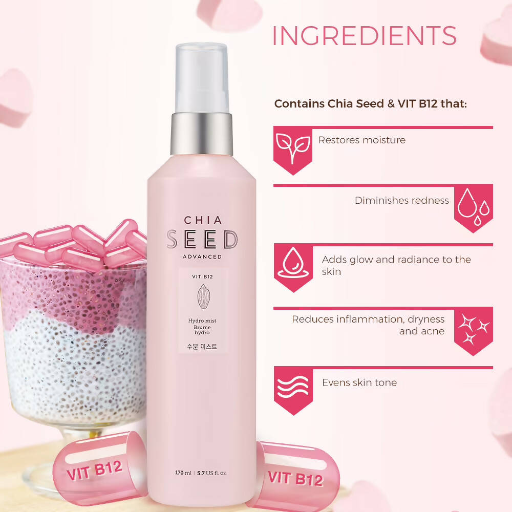The Face Shop Chia Seed Hydro Mist - Korean Skincare