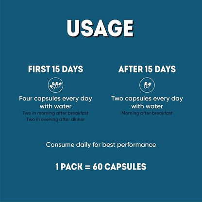 Aadar Ayurvedic Combo- Performance Oil & Straight Up Capsules