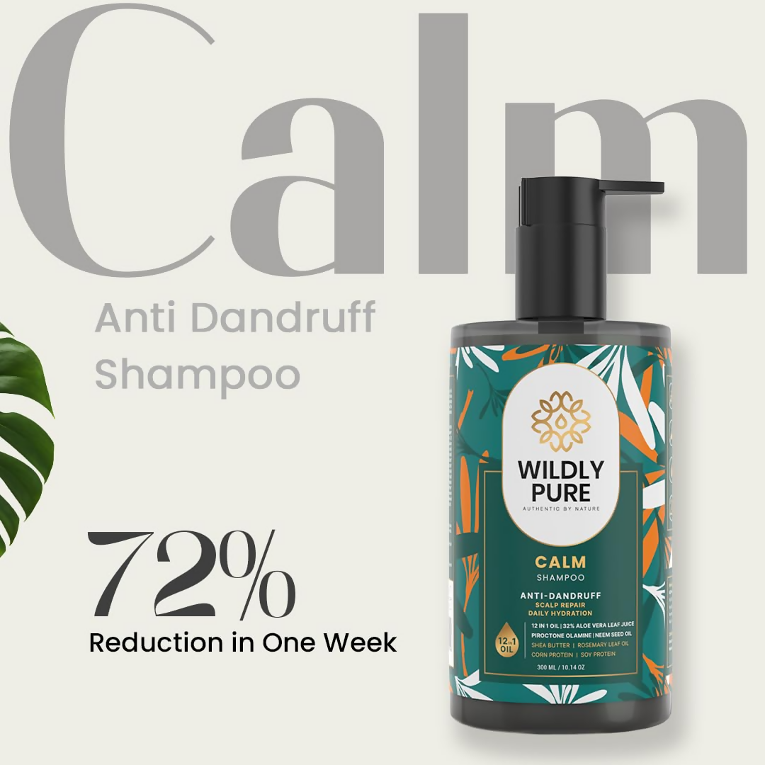Wildly Pure Natural Anti Dandruff Shampoo