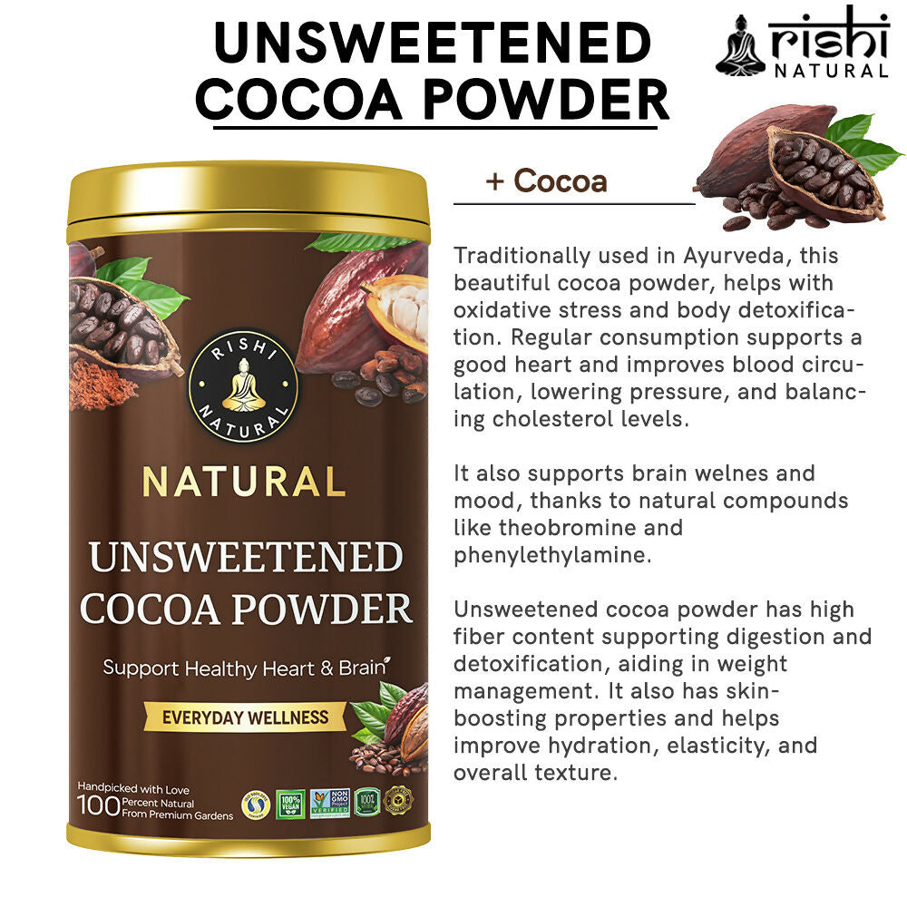 Rishi Natural Unsweetened Cocoa Powder