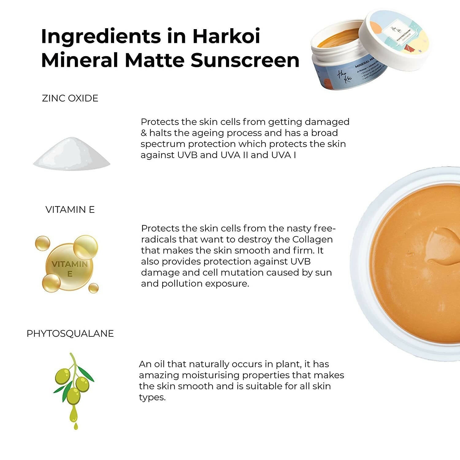 The Harkoi Mineral Matte Sunscreen - SPF 35 - Shade #1 - Drmedicart
