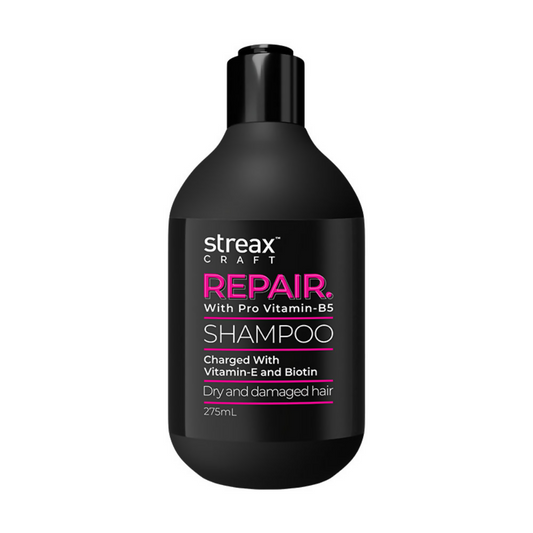 Streax Craft Repair Shampoo For Dry and Damaged Hair Repair With Pro Vitamin B -5