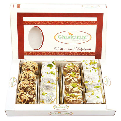 Ghasitaram Assorted Box Of Barfis, Dryfruit Sweets