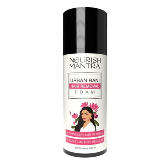 Nourish Mantra Urban Rani Hair Removal Foam with Shea Butter for Painless Hair Removal