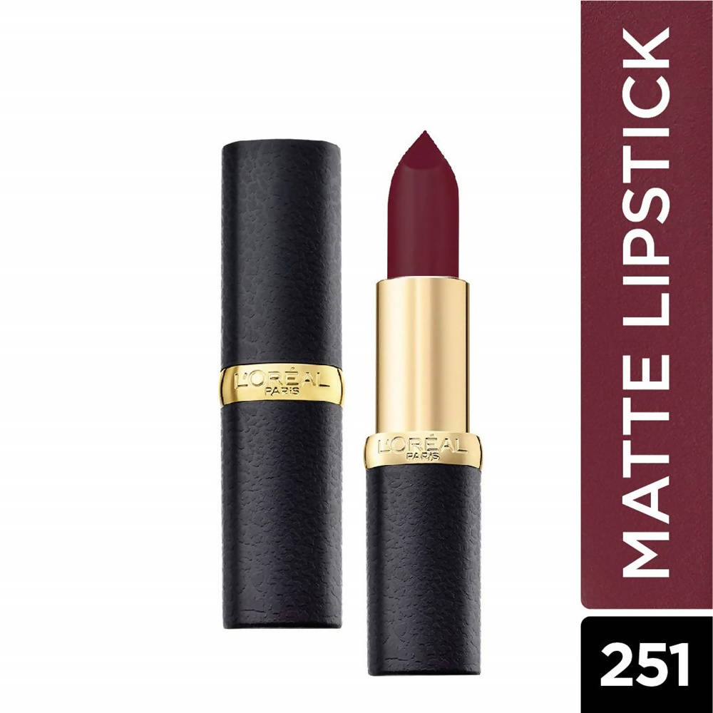 L'Oreal Paris Color Riche Moist Matte Lipstick - 251 Blackberry Hue - DrMediCart