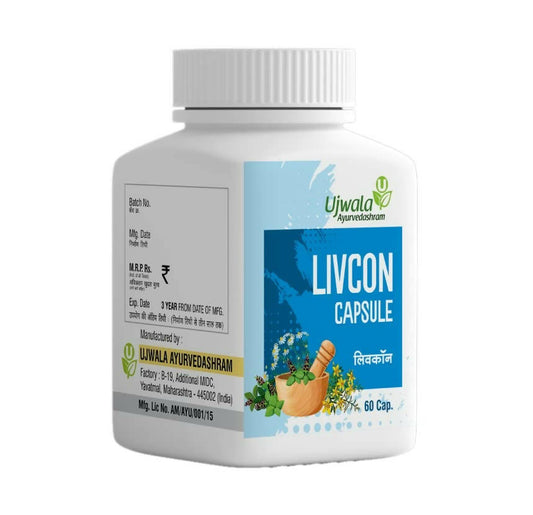 Ujwala Ayurvedashram Livcon Capsules