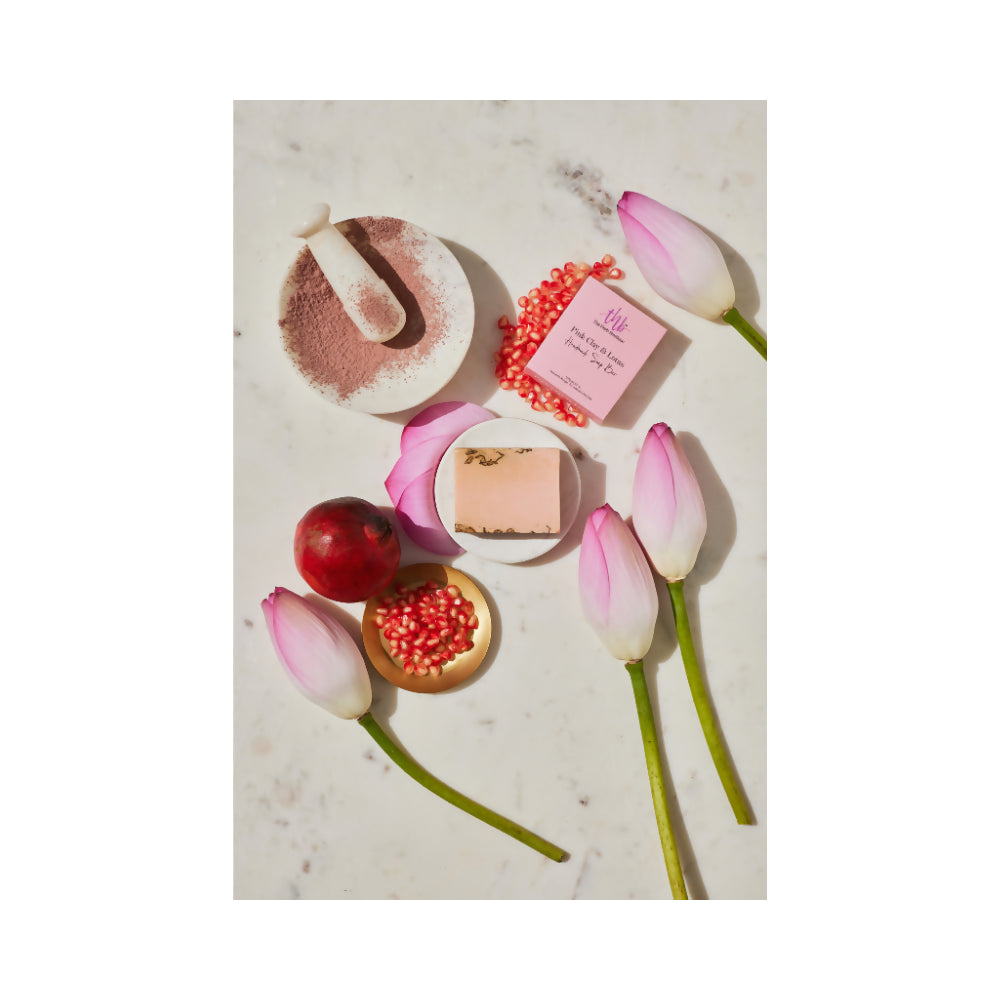 The Herb Boutique Pink Clay and Lotus Sugar Soap Bar - Drmedicart