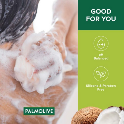 Palmolive Coconut & Jojoba Butter Coconut Joy, Exfoliating & Moisturizing Body Wash