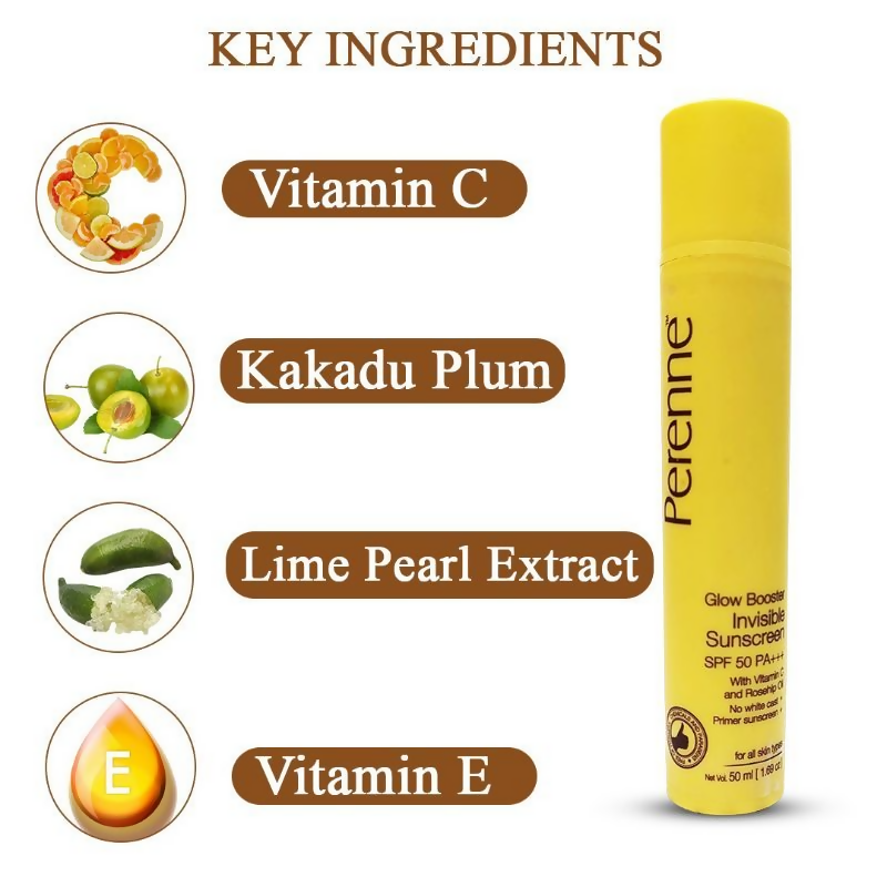 Perenne Glow Booster Invisible Sunscreen SPF 50 PA+++
