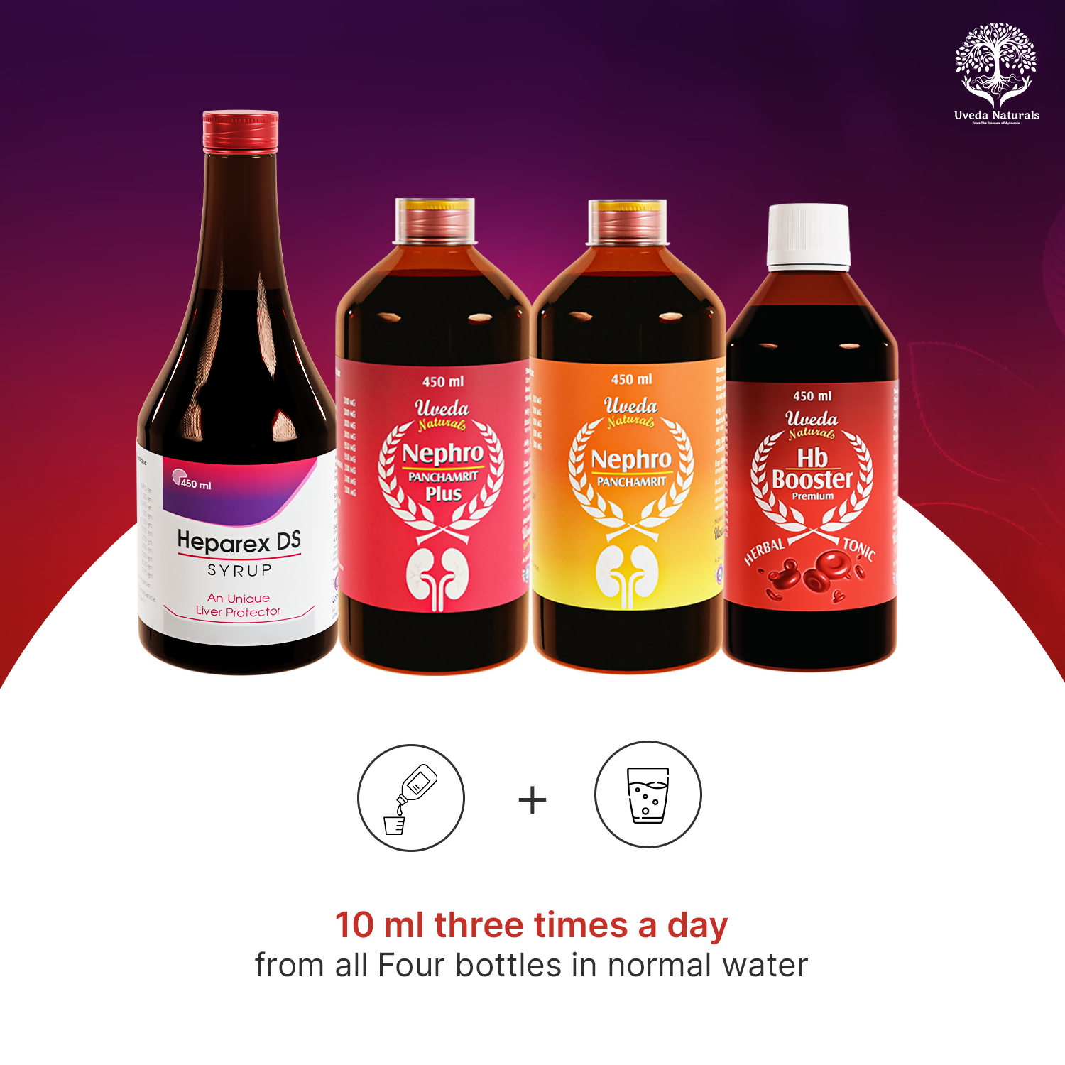 Uveda Naturals 4-in-1 Combo