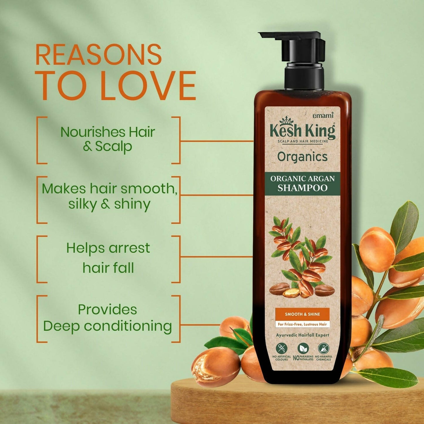 Kesh King Organics Argan Shampoo