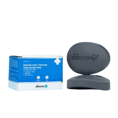 Buy The Derma Co Salicylic Acid + Charcoal Daily Syndet Soap from DrMediCart, Ship from India to USA