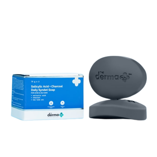 Buy The Derma Co Salicylic Acid + Charcoal Daily Syndet Soap from DrMediCart, Ship from India to USA