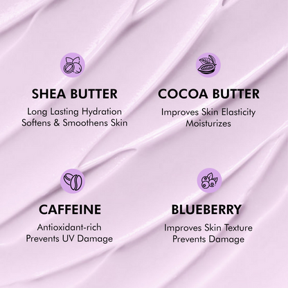 mCaffeine Blueberry Swirl Deep Moisturizing Body Butter