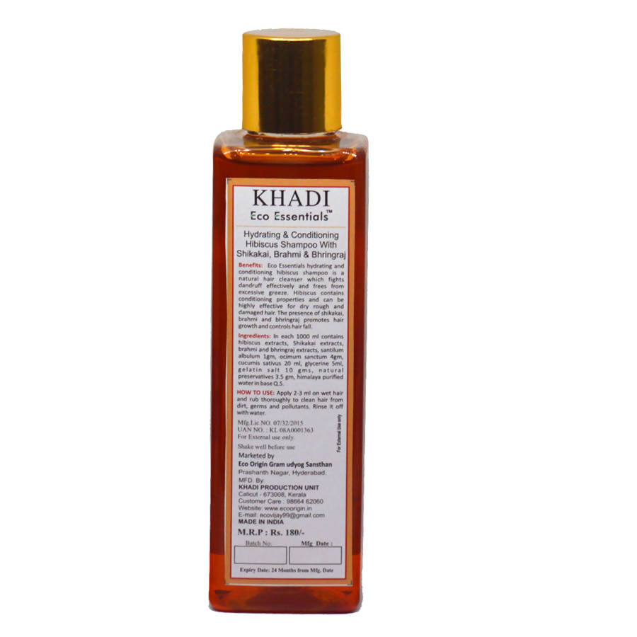 Khadi Eco Essentials Hydrating & Conditioning Hibiscus Shampoo
