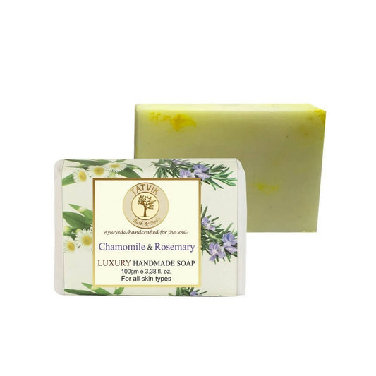 Buy Tatvik Ayurveda Chamomile & Rosemary Luxury Handmade Soap from DrMediCart, Ship from India to USA