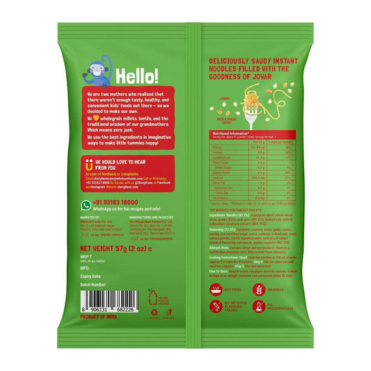 Buy Slurrp Farm No Maida Instant Millet Noodles Combo from DrMediCart, Ship from India to USA