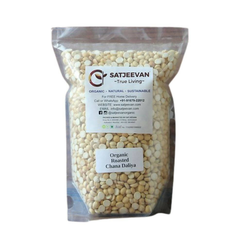 Buy Satjeevan Organic Roasted Chana Daliya from DrMediCart