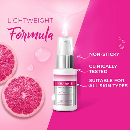 Charmis Deep Radiance Vitamin C Face Serum With Hyaluronic Acid and Salicylic Acid