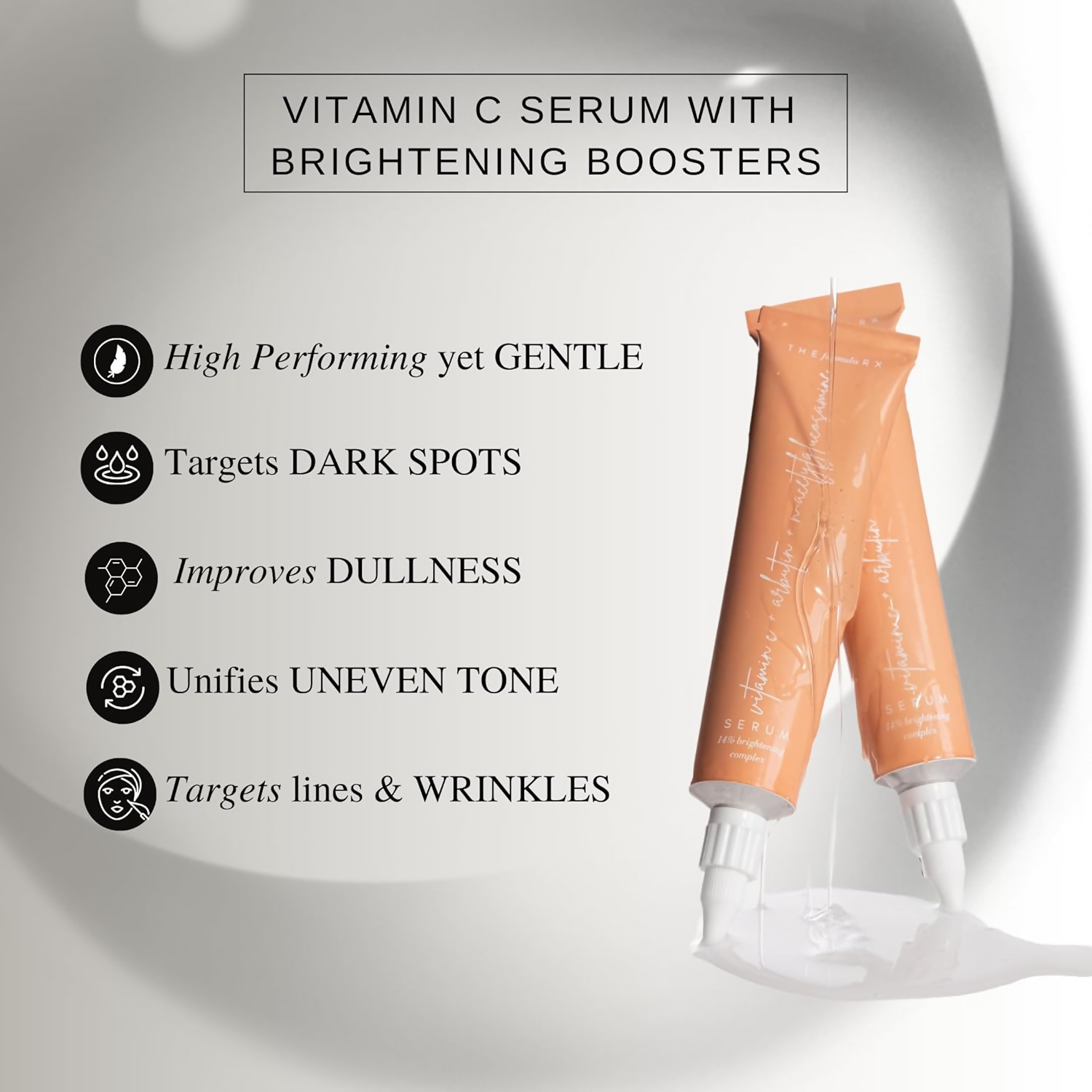 The Formularx Vitamin C Brightening Serum With Arbutin & Nag For Glowing Skin