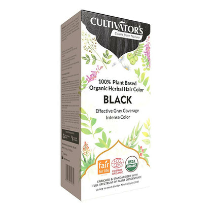 Buy Cultivator's Organic Herbal Hair Color - Black from DrMediCart, Ship from India to USA