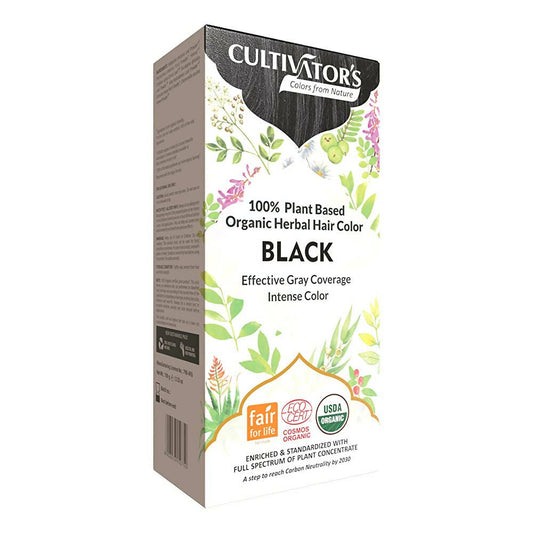 Buy Cultivator's Organic Herbal Hair Color - Black from DrMediCart, Ship from India to USA
