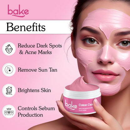Bake Cotton Candy Anti Pigmentation Clay Mask With Alpha Arbutin