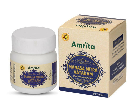 Buy Amrita Manasa Mitra Vatakam Tablets from DrMediCart, Ship from India to USA