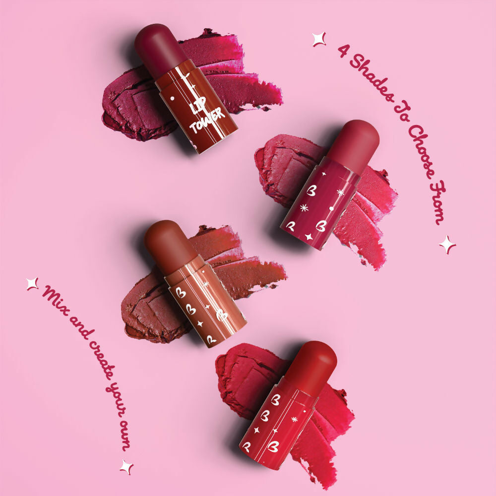 Blue Heaven Get Matte Lip Tower 4 - In - 1 Stackable Lipstick