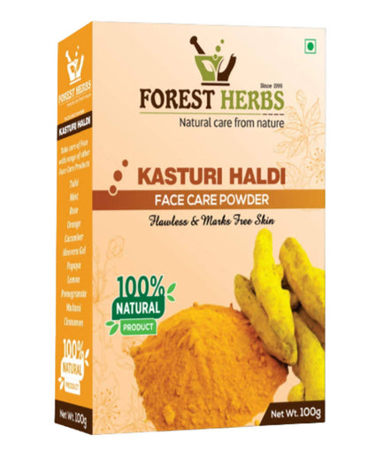 Forest Herbs Kasturi Haldi Face Care Powder