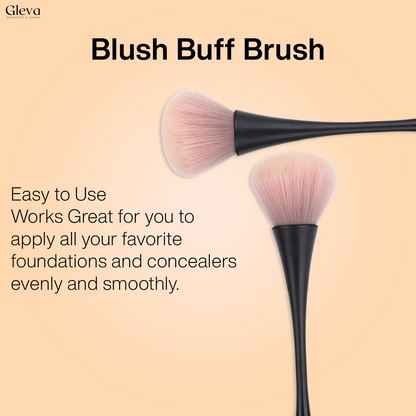 Gleva Ultimate Blend Makeup Brush Black Pink