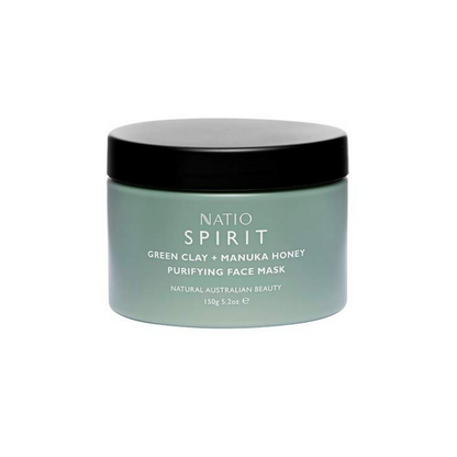 Natio Spirit Green Clay + Manuka Honey Purifying Face Mask