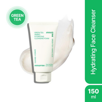 Innisfree Green Tea Amino Acid Foam Cleanser - Hydrating Soft & Rich Cleanser
