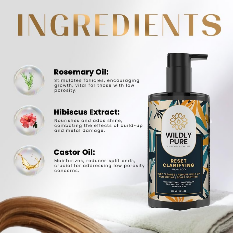 Wildly Pure Clarifying Shampoo For Hard Water & Metal Damage
