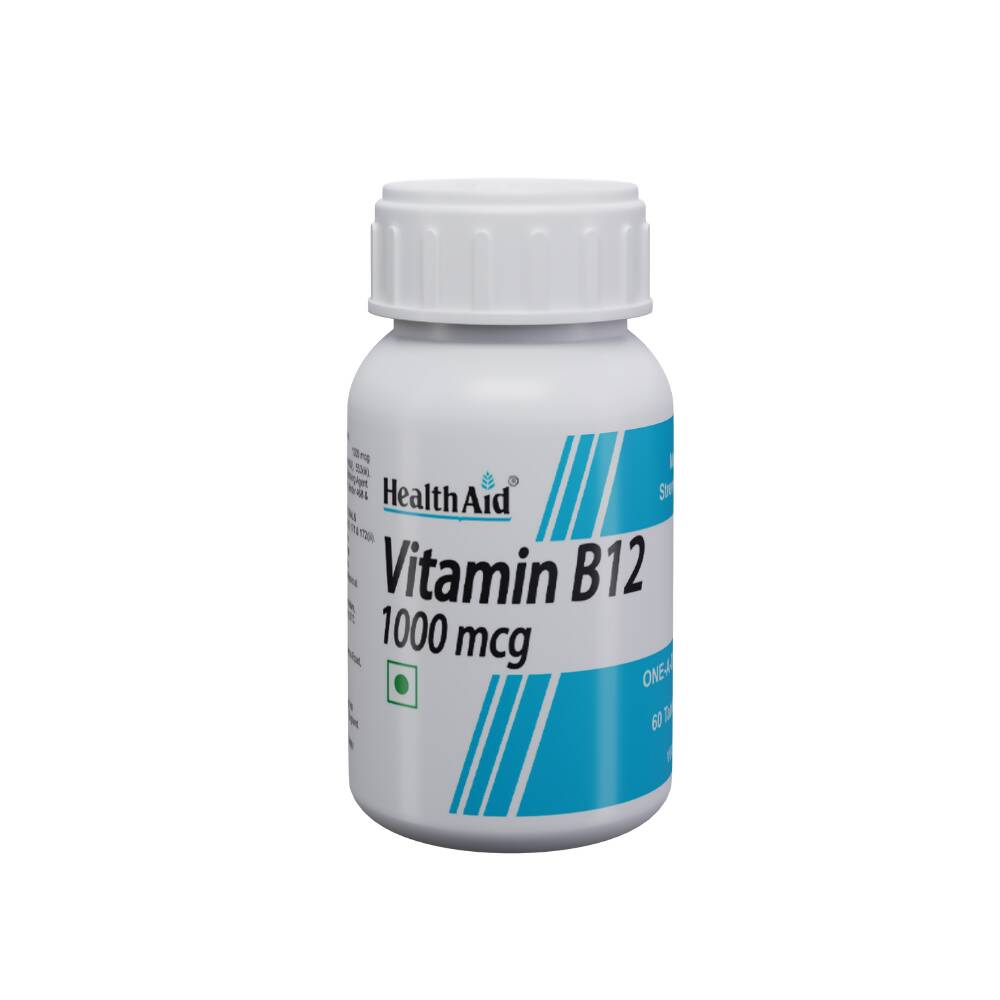 HealthAid Vitamin B12 1000 mcg Mega Strength Tablets - Limited Time Offer