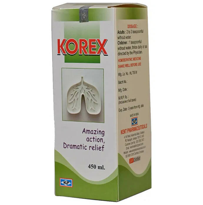 Kent Pharma Korex Syrup