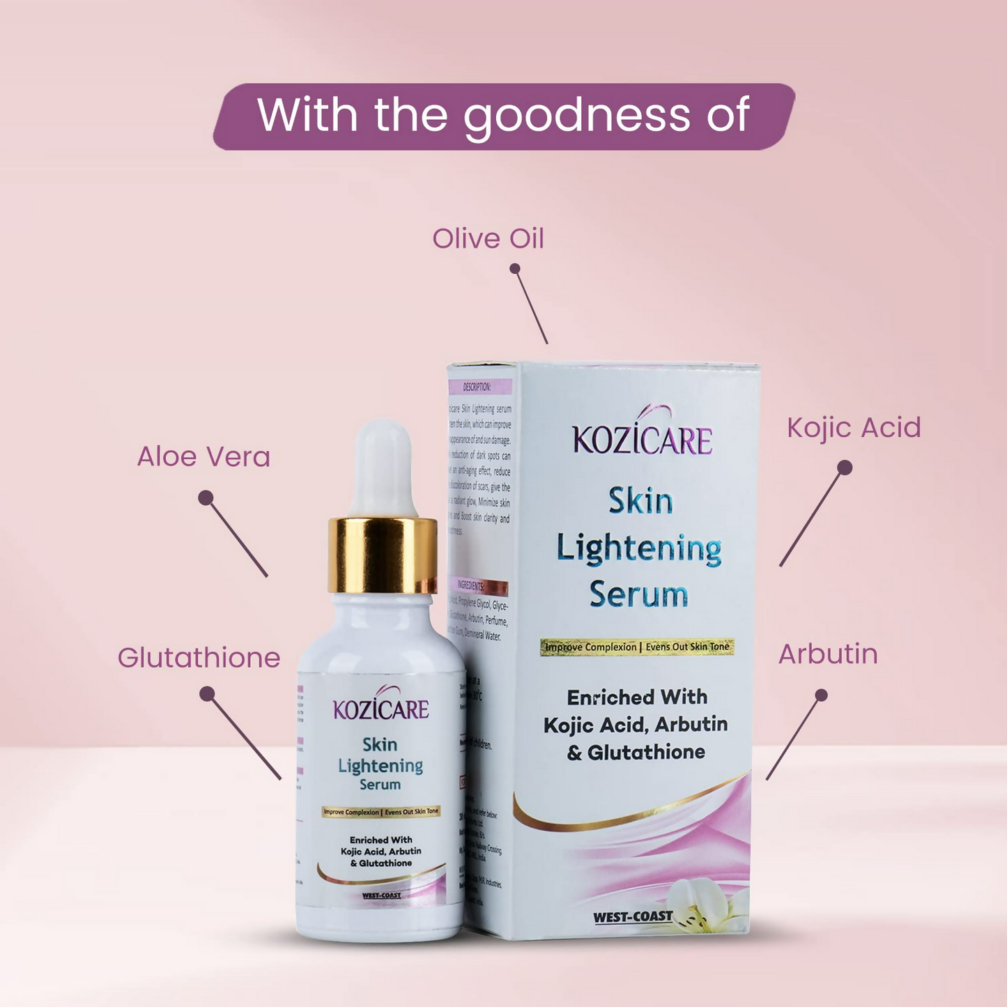 Healthvit Kozicare Skin Lightening Serum
