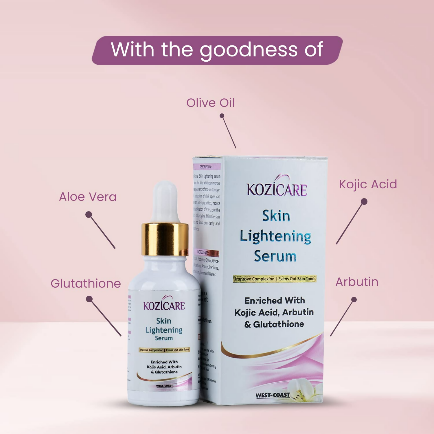 Healthvit Kozicare Skin Lightening Serum