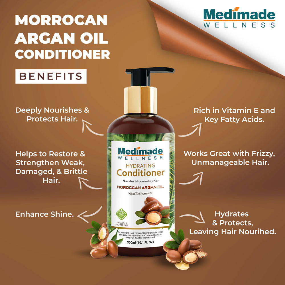 Medimade Wellness Hydrating Conditioner With Moroccan Argan Oil - DrMediCart
