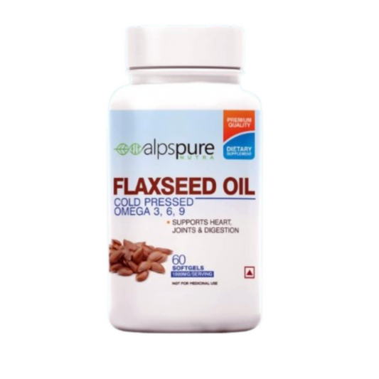 Buy Alpspure Nutra Flaxseed Oil Capsules from DrMediCart, Ship from India to USA