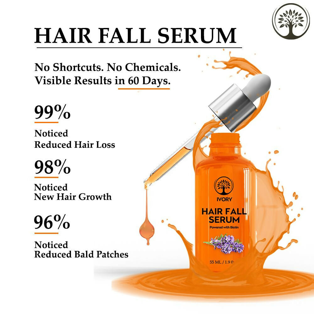 Buy Ivory Natural Hair Fall Serum For Hair Fall & Soothes Scalp, For Men & Women from DrMediCart, Ship from India to USA