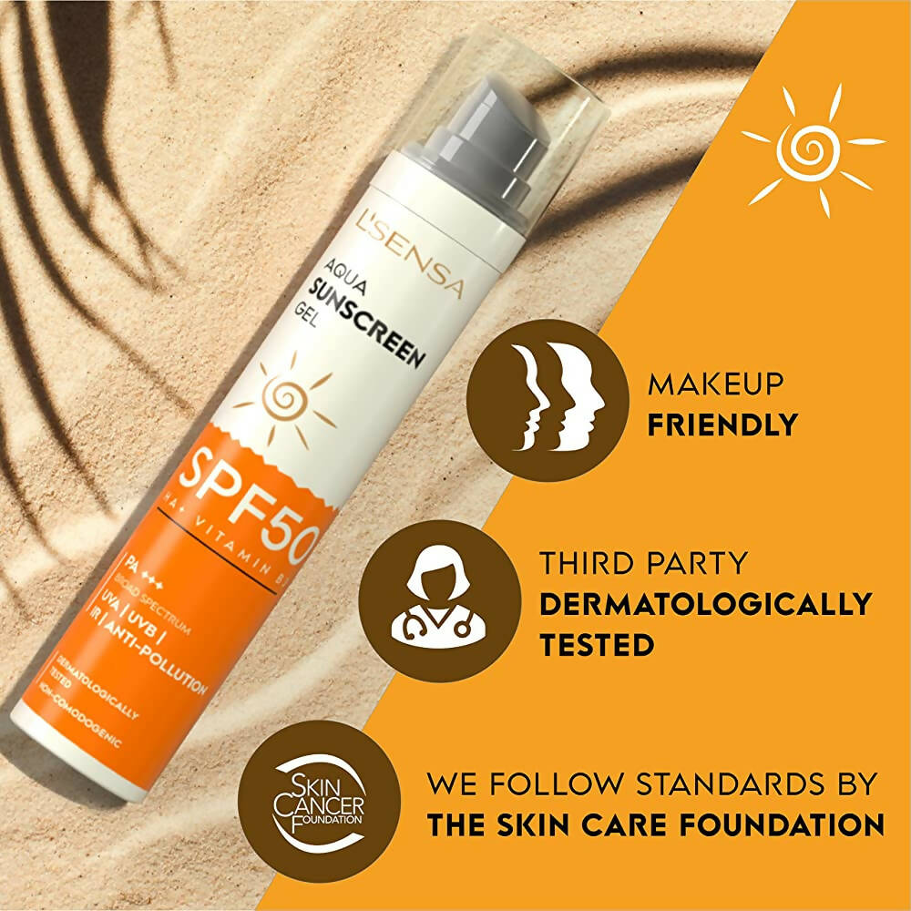 L'Sensa Aqua Sunscreen Gel SPF 50