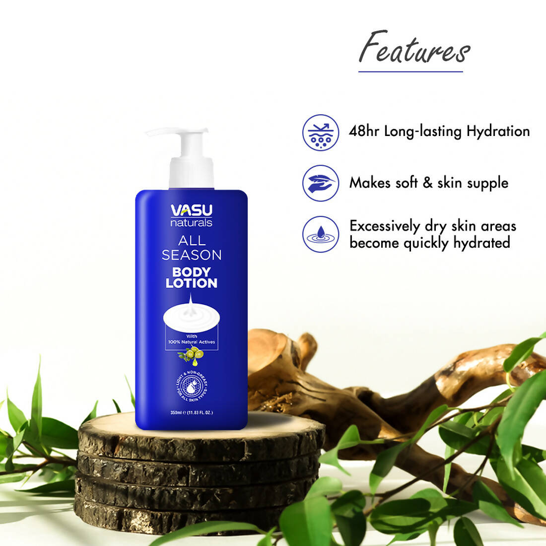Vasu Healthcare Naturals All Season Body Lotion - Drmedicart