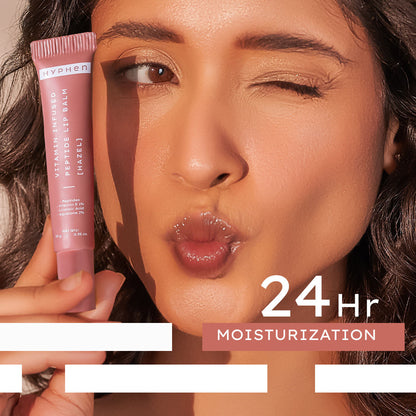 Hyphen By Kriti Sanon Hazel Vitamin Infused Peptide Lip Balm, Hydrate & Moisturize, Smoothen Lips & Repair Moisture Barrier