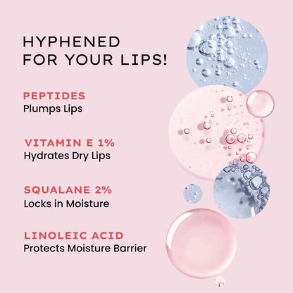 Hyphen By Kriti Sanon Hazel Vitamin Infused Peptide Lip Balm, Hydrate & Moisturize, Smoothen Lips & Repair Moisture Barrier