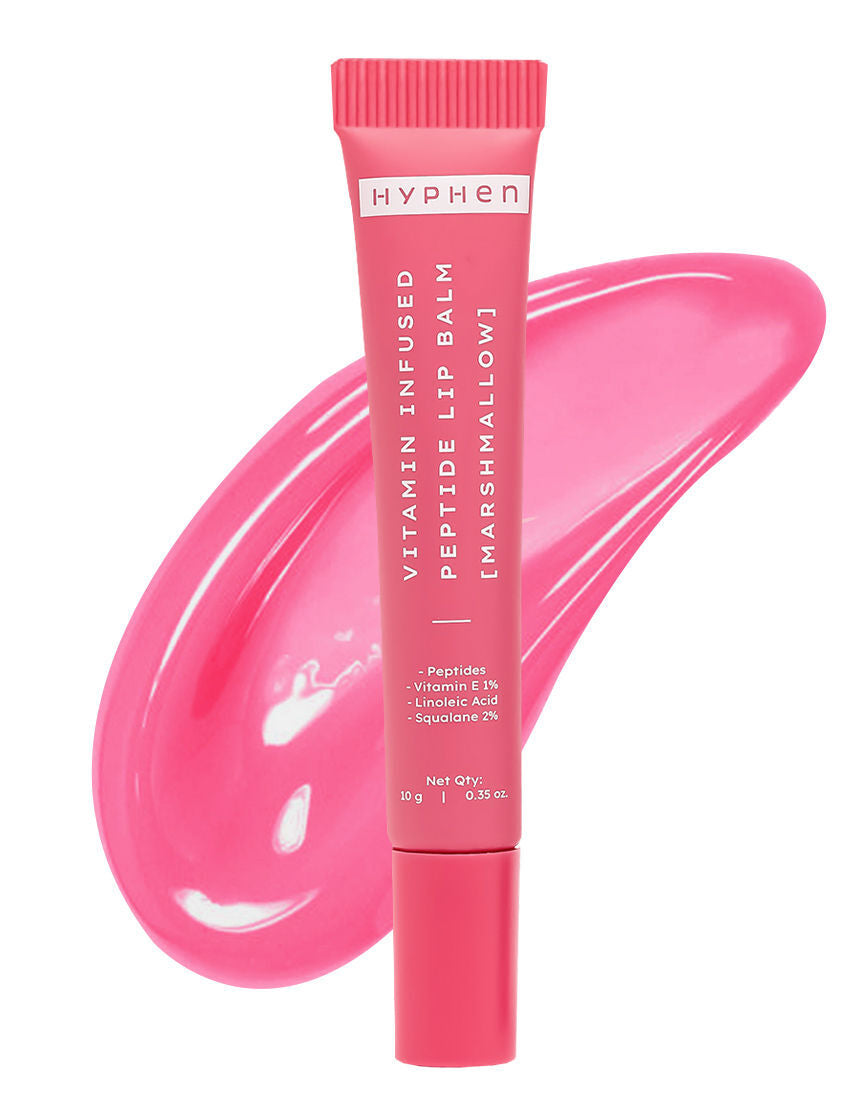 Hyphen By Kriti Sanon Marshmallow Vitamin Infused Peptide Lip Balm, Hydrate & Moisturize, Smoothen Lips & Repair Moisture Barrier